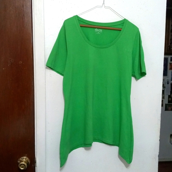 D&CO LIME GREEN TEE - Picture 1 of 2